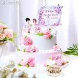  Bánh Cưới 2 Tầng Cao Cấp (KH-002-126) 