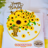  Bánh Bình Hoa Hướng Dương (KH-002-128) 