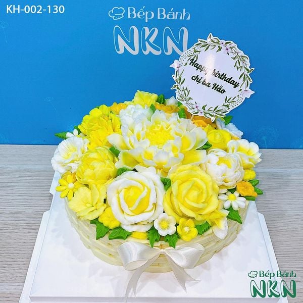  Bánh Sinh Nhật Kết Hoa (KH-002-130) 