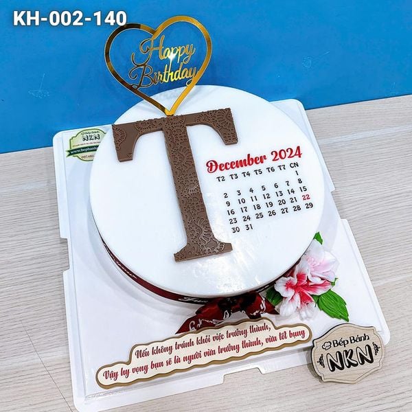  Bánh Sinh Nhật Kết Hoa (KH-002-140) 