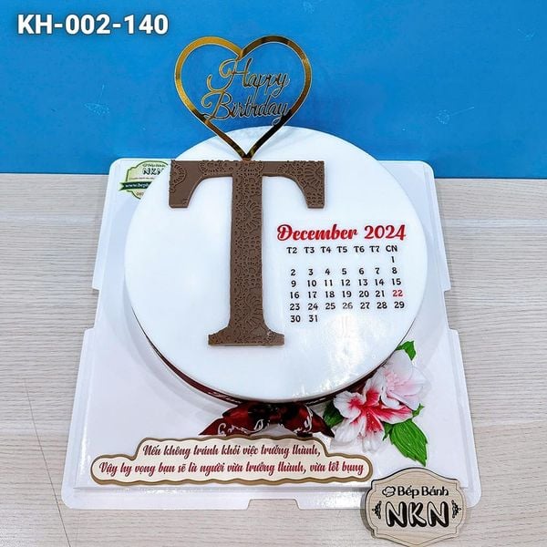  Bánh Sinh Nhật Kết Hoa (KH-002-140) 