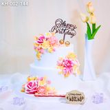  Tháp Bánh Sinh Nhật Kết Hoa 2 Tầng (KH-002-144) 