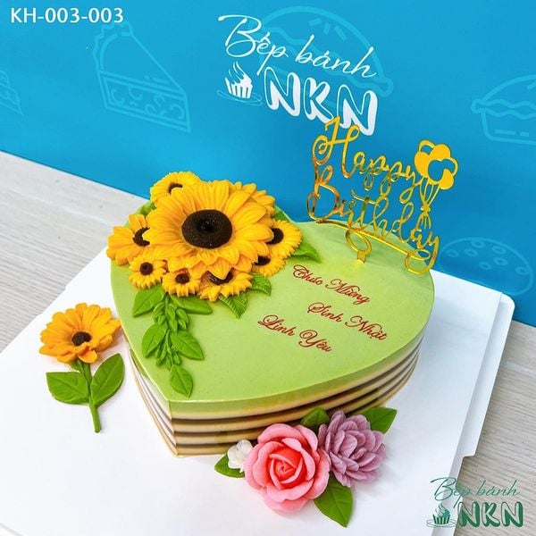  Bánh Sinh Nhật Kết Hoa (KH-003-003) 