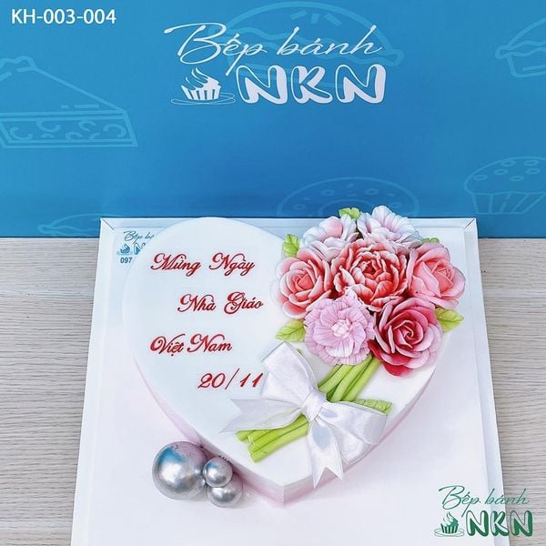  Bánh Kỷ Niệm Kết Hoa  (KH-003-004) 