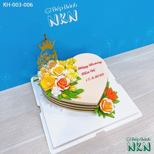  Bánh Kỷ Niệm Kết Hoa (KH-003-006) 