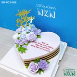  Bánh Sinh Nhật Kết Hoa (KH-003-008) 