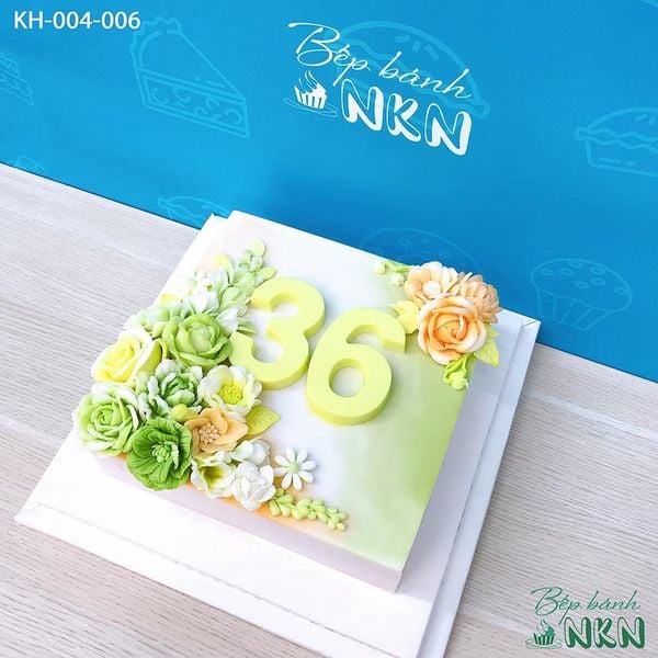  Bánh Sinh Nhật Kết Hoa (KH-004-006) 