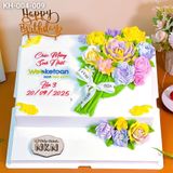  Bánh Sinh Nhật Kết Hoa (KH-004-009) 