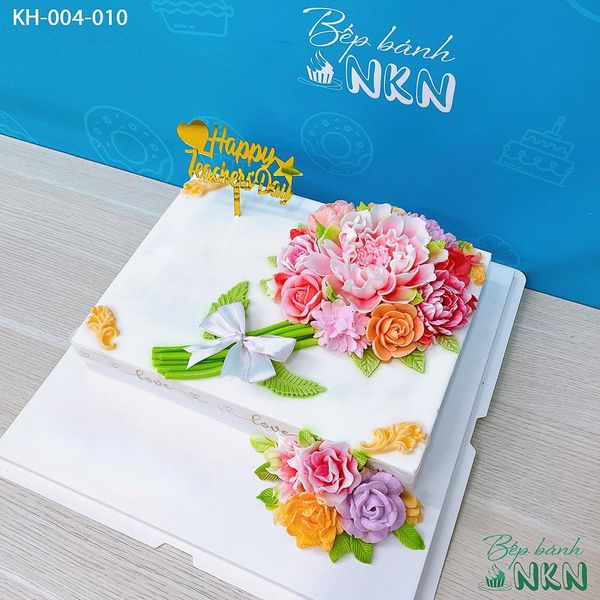  Bánh Sinh Nhật Kết Hoa (KH-004-010) 