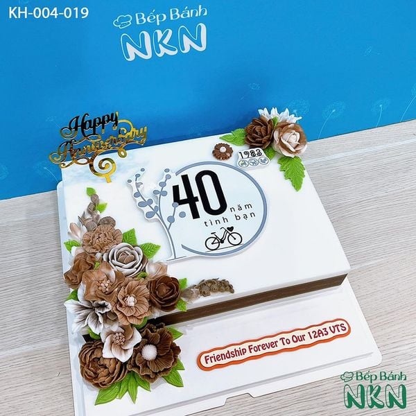  Bánh Kỷ Niệm 40 Năm Tình Bạn (KH-004-019) 