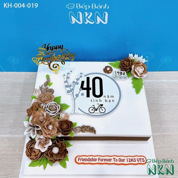  Bánh Kỷ Niệm 40 Năm Tình Bạn (KH-004-019) 
