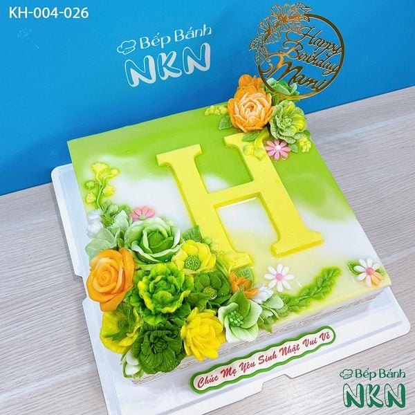 Bánh Sinh Nhật Kết Hoa (KH-004-026) 