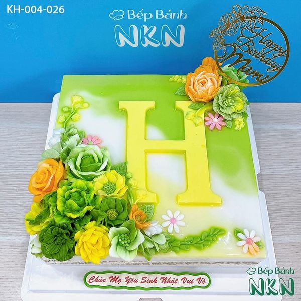  Bánh Sinh Nhật Kết Hoa (KH-004-026) 