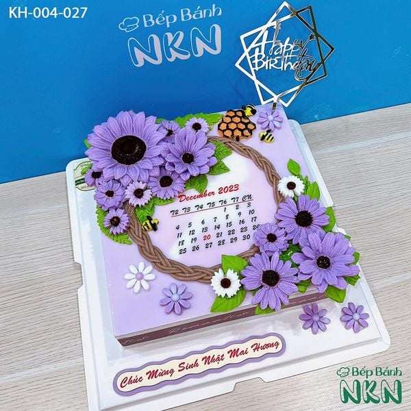  Bánh Sinh Nhật Kết Hoa (KH-004-027) 