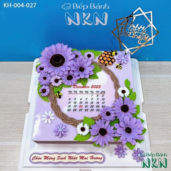  Bánh Sinh Nhật Kết Hoa (KH-004-027) 