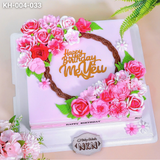  Bánh Sinh Nhật Kết Hoa Tặng Mẹ (KH-004-033) 