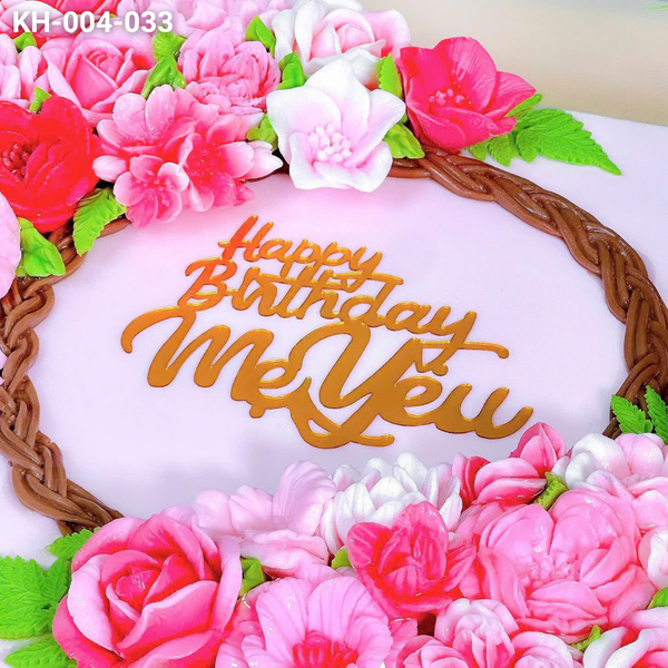  Bánh Sinh Nhật Kết Hoa Tặng Mẹ (KH-004-033) 