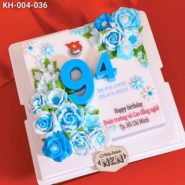  Bánh Kết Hoa Mừng Ngày Thành Lập Đoàn (KH-004-036) 