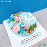 Bánh Sinh Nhật Kết Hoa (KH-002-054) 