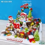  Bánh Giáng Sinh Khúc Gỗ 2 Tầng (NE-026-009) 