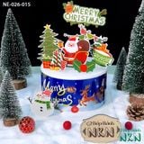  Bánh Quà Tặng Noel - Tone xanh (NE-026-015) 