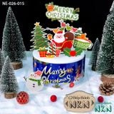  Bánh Quà Tặng Noel - Tone xanh (NE-026-015) 