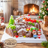  Bánh Noel Khúc Gỗ - Mẫu 1 (NE-026-017) 