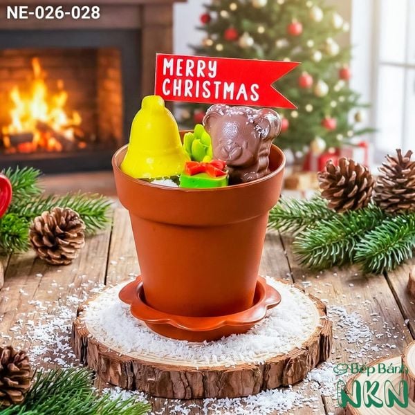  Chậu Bánh Quà Tặng Giáng Sinh Kèm Xẻng (NE-026-028) 