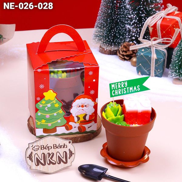  Chậu Bánh Quà Tặng Giáng Sinh Kèm Xẻng (NE-026-028) 