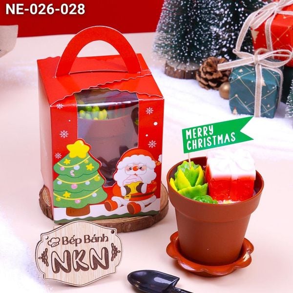  Chậu Bánh Quà Tặng Giáng Sinh Kèm Xẻng (NE-026-028) 