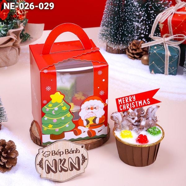  Hộp Bánh Cupcake Quà Tặng Giáng Sinh (NE-026-029) 