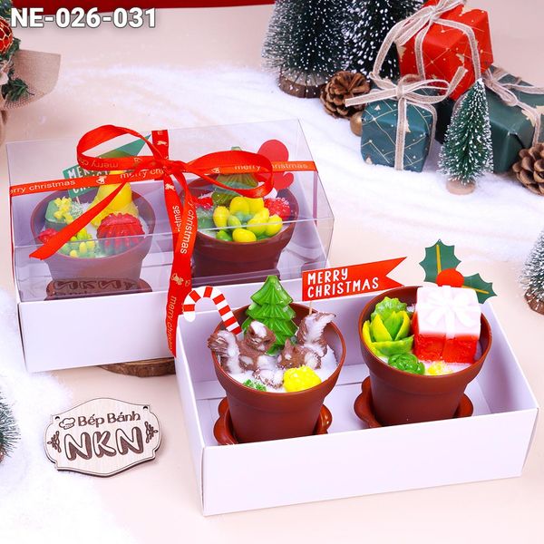 Set 2 Chậu Bánh Quà Tặng Giáng Sinh (NE-026-031) 