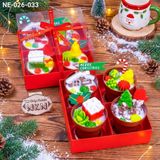 Set 4 Chậu Bánh Quà Tặng Giáng Sinh (NE-026-033) 