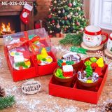  Set 4 Chậu Bánh Quà Tặng Giáng Sinh (NE-026-033) 