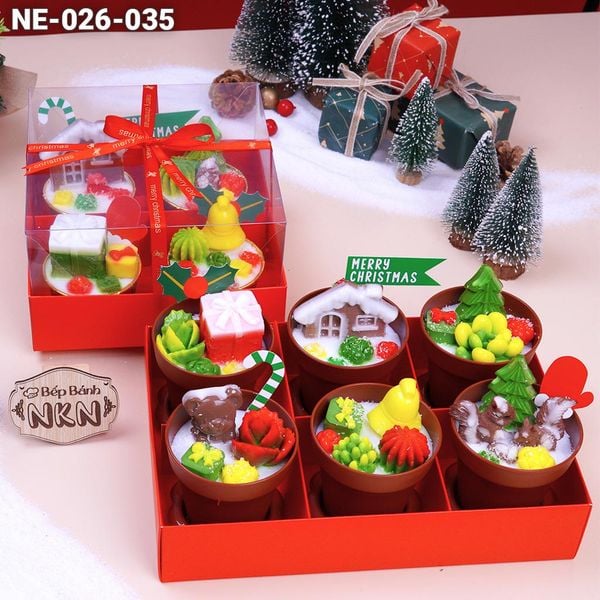  Set 6 Chậu Bánh Quà Tặng Giáng Sinh (NE-026-035) 