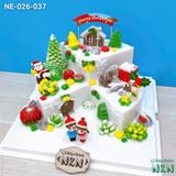  Bánh Quà Tặng Giáng Sinh 2 Tầng (NE-026-037) 
