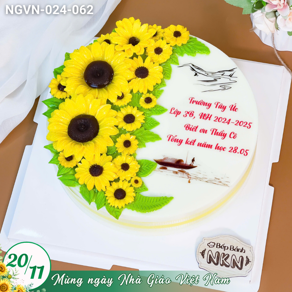  Bánh Sinh Nhật Hoa Hướng Dương (NGVN-024-062) 
