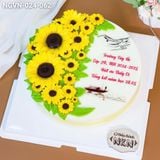  Bánh Sinh Nhật Hoa Hướng Dương (NGVN-024-062) 