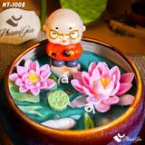  Hộp Quà Nến Thơm Liên Ngư Trường Thọ Tặng Cha (NT-1008) 