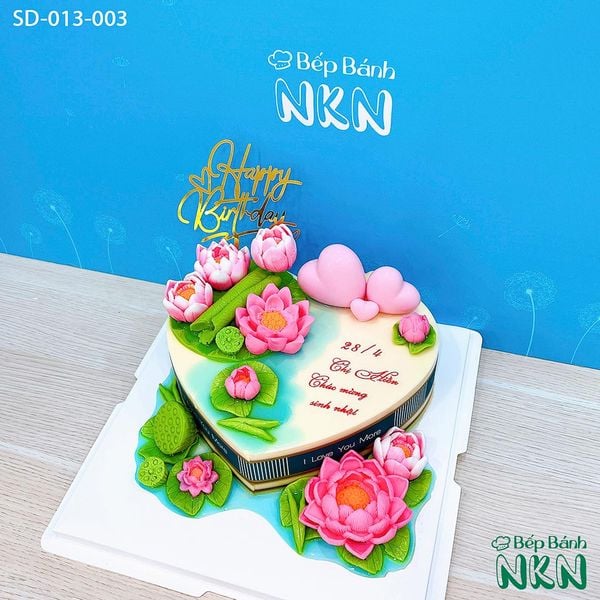  Bánh Sinh Nhật Hoa Sen (SD-013-003) 