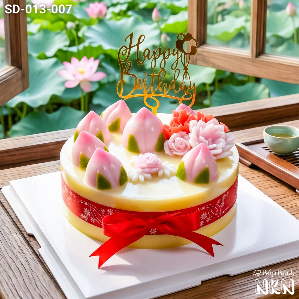  Bánh Mừng Thọ Đào Tiên (SD-013-007) 