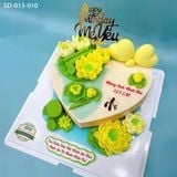  Bánh Sinh Nhật Hoa Sen - Trái Tim (SD-013-010) 