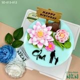  Bánh Hoa Sen Mừng Sinh Nhật Cha (SD-013-012) 
