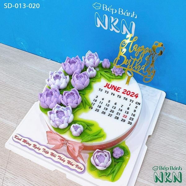  Bánh Kỷ Niệm Hoa Sen Tím (SD-013-020) 