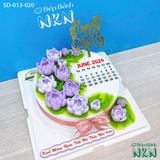  Bánh Kỷ Niệm Hoa Sen Tím (SD-013-020) 