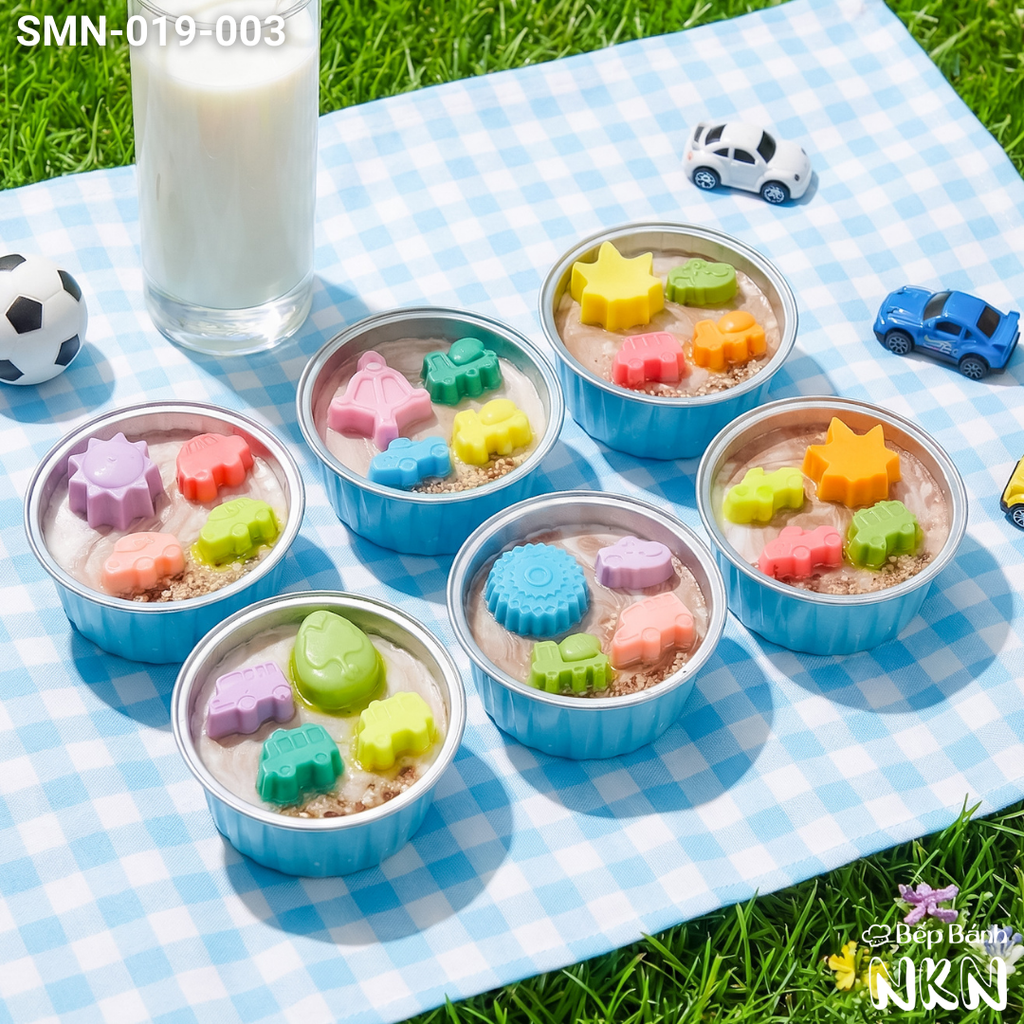  Set 6 Cupcake Xe Công Trường Xây Dựng Cho Bé  (SMN-019-003) 