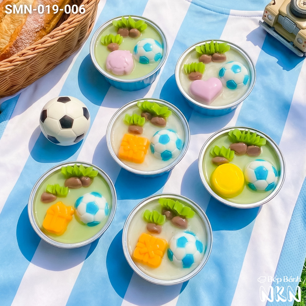  Set 6 Cupcake Bóng Đá Cho Bé (SMN-019-006) 