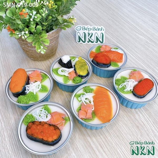  Set 6 Cupcake Sushi (SMN-019-009) 
