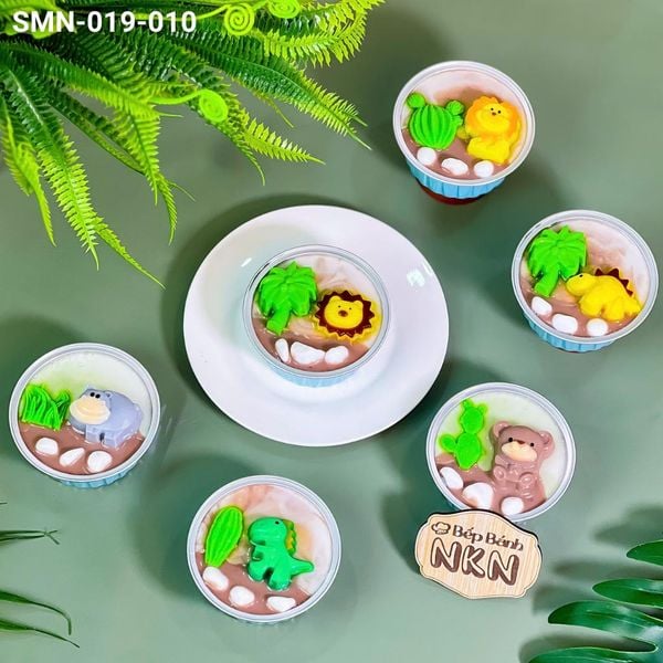  Set 6 Cupcake Vườn Thú (SMN-019-010) 