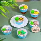  Set 6 Cupcake Vườn Thú (SMN-019-010) 